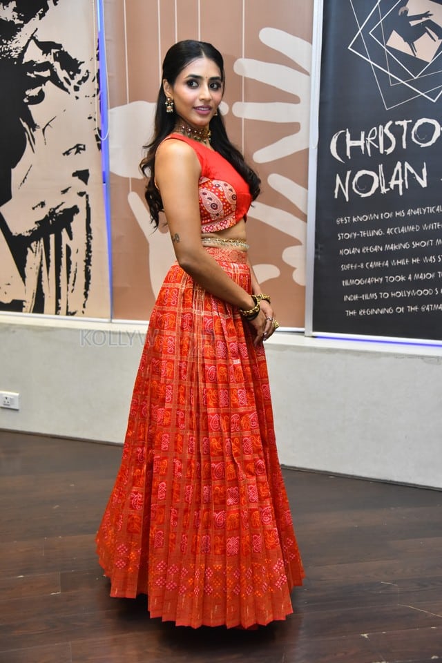 Actress Sapthami Gowda at Thammudu Trailer Launch Photos 38