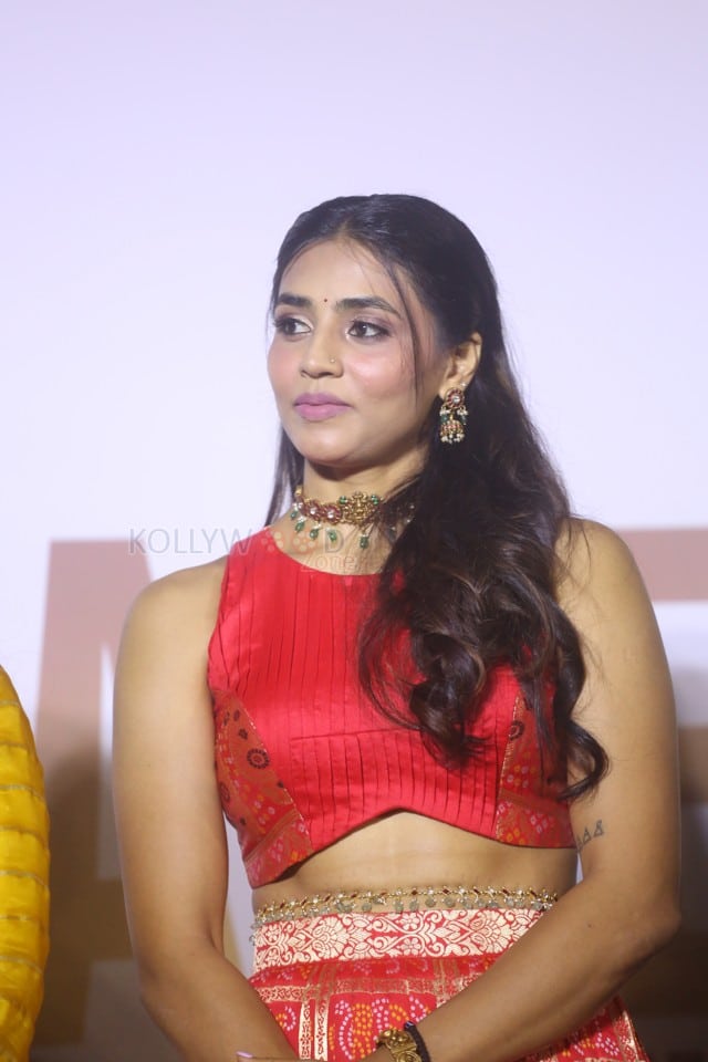 Actress Sapthami Gowda at Thammudu Trailer Launch Photos 40