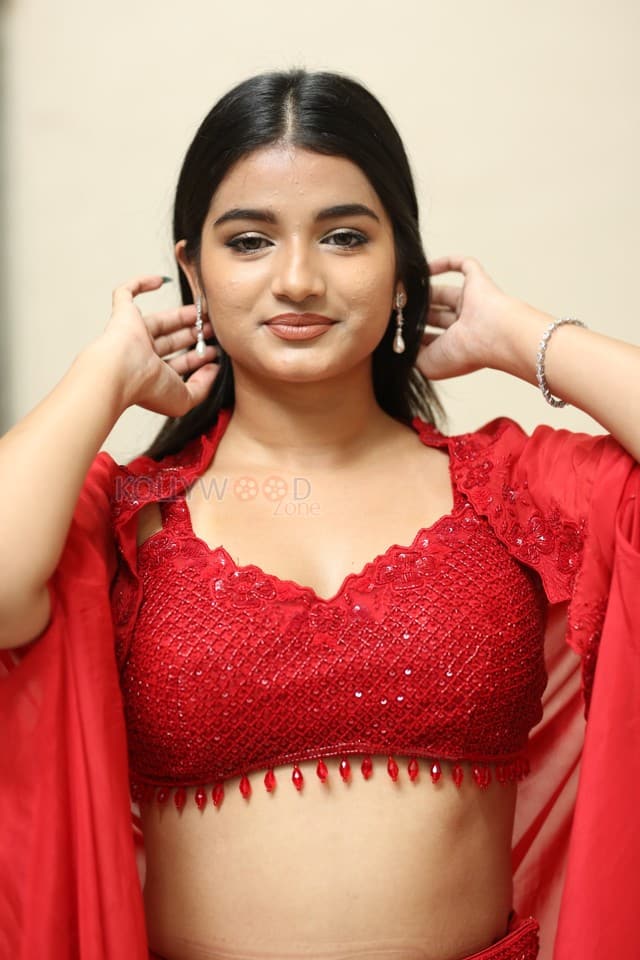 Actress Satwika Jampa at My Love Album Song Launch Photos 01