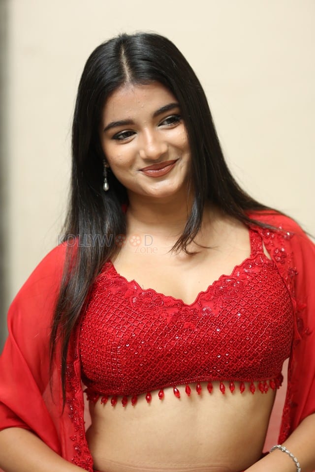 Actress Satwika Jampa at My Love Album Song Launch Photos 02