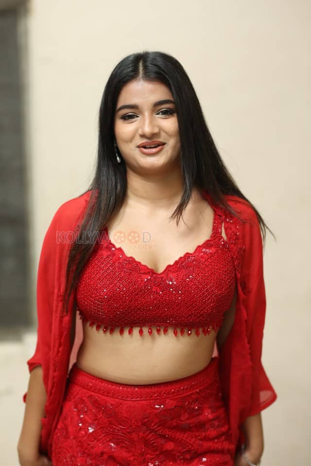 Actress Satwika Jampa at My Love Album Song Launch Photos 03