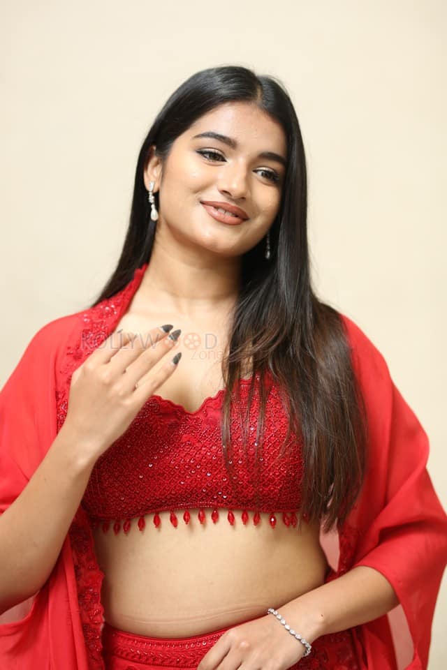 Actress Satwika Jampa at My Love Album Song Launch Photos 15