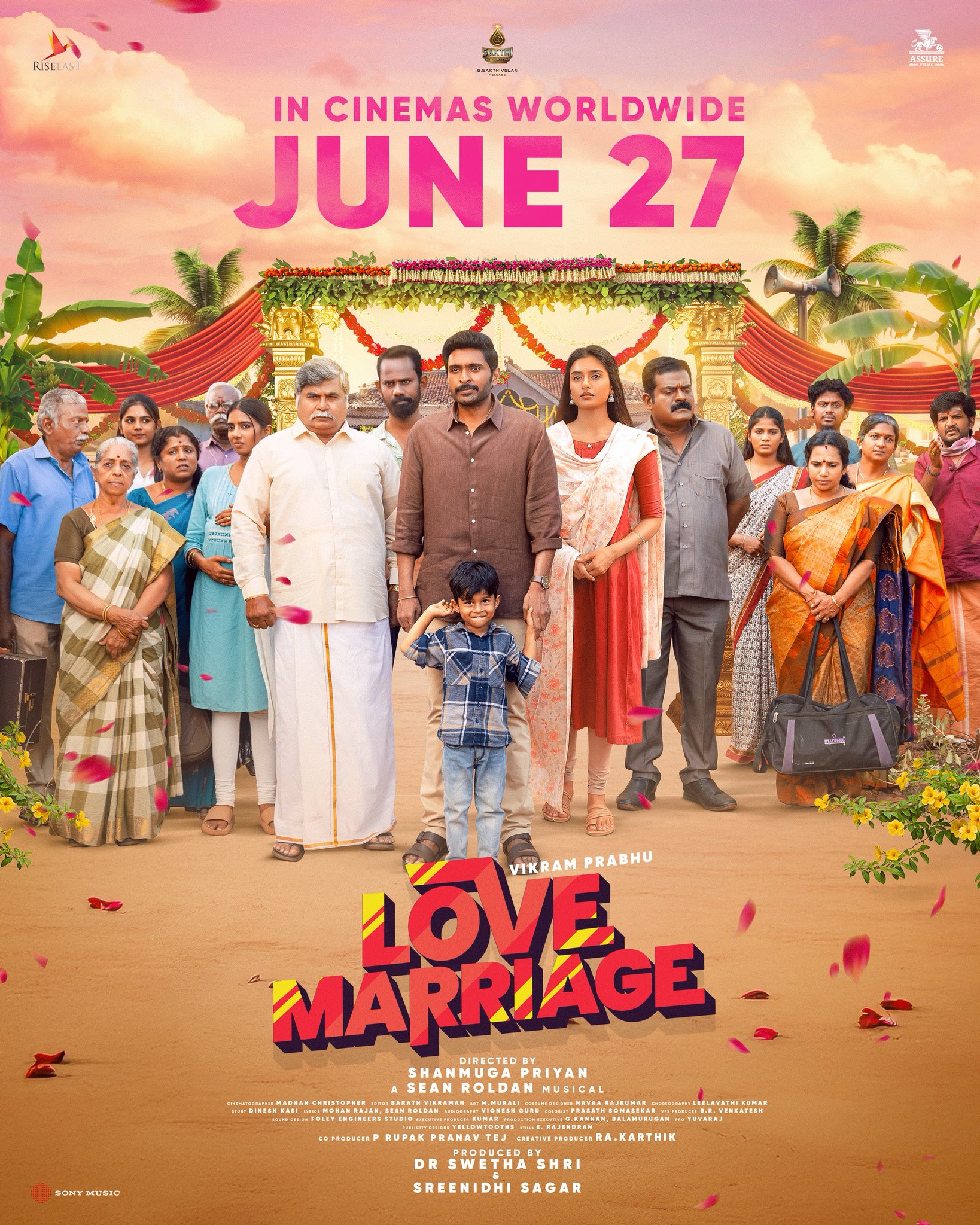 Love Marriage Release Poster