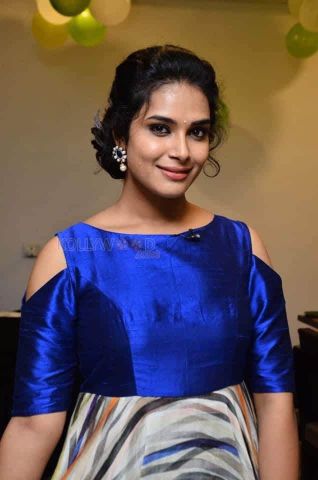 Actress Hari Teja At Junior Kuppana Restaurant Launch Photos 03