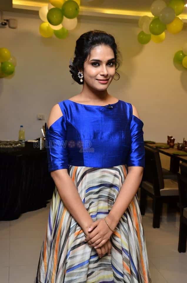 Actress Hari Teja At Junior Kuppana Restaurant Launch Photos 05