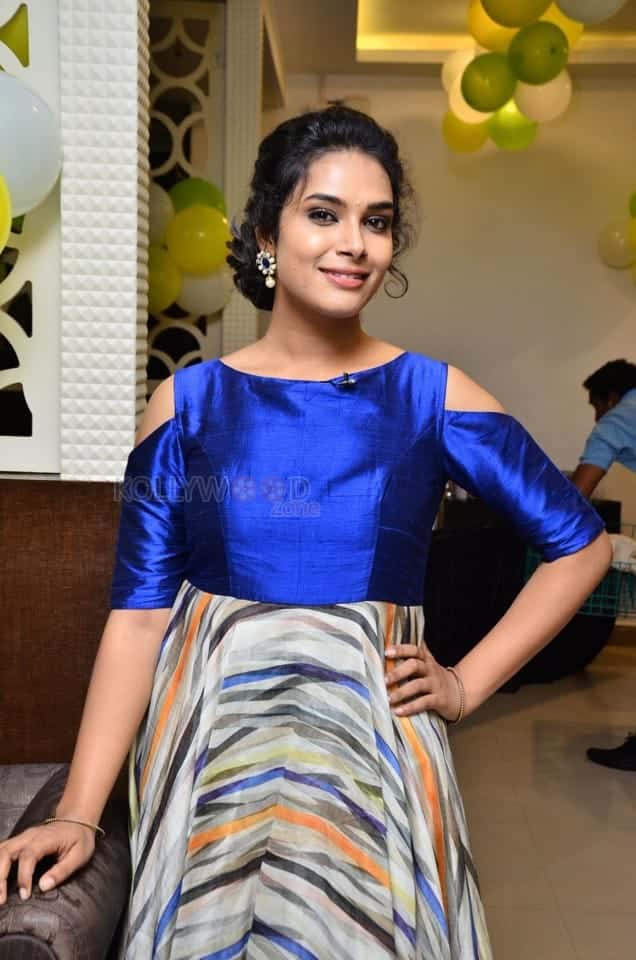 Actress Hari Teja At Junior Kuppana Restaurant Launch Photos 12