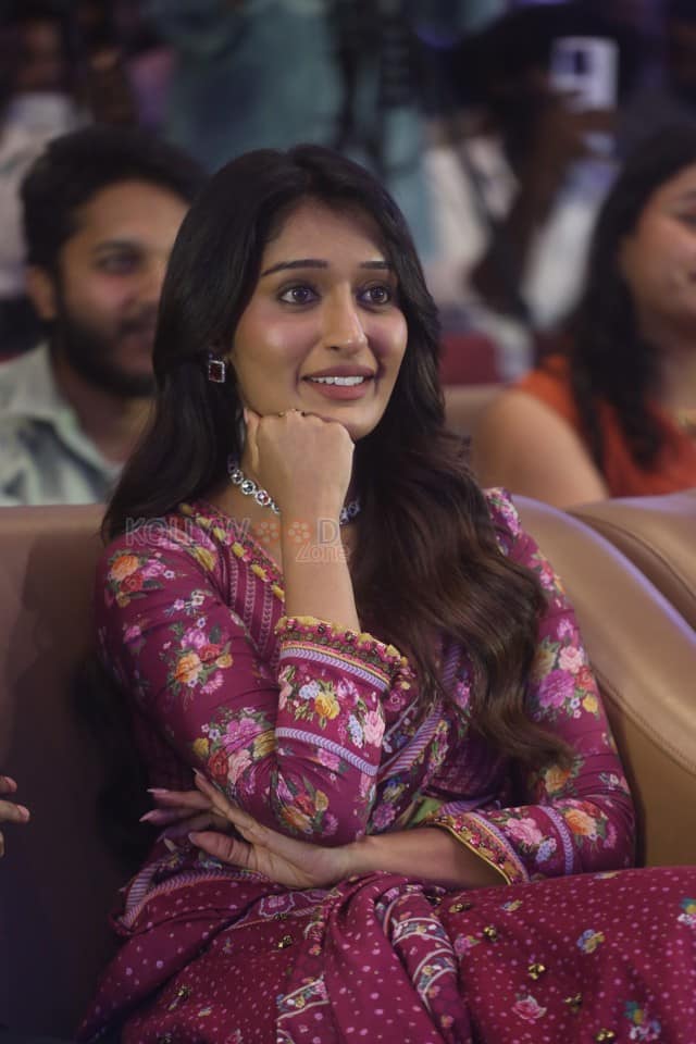 Actress Niharika NM at Mithra Mandali Movie Pre Release Event Pictures 08