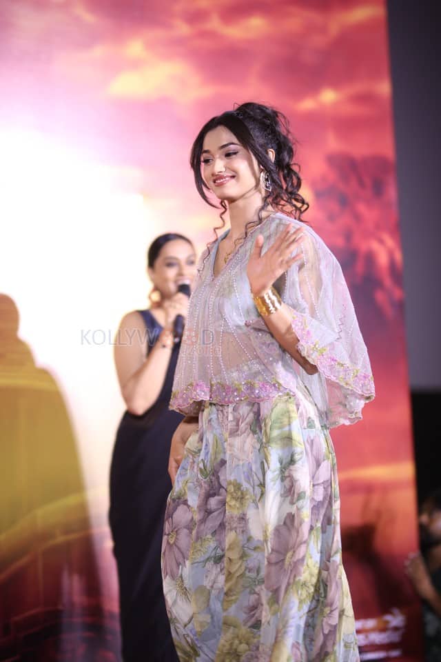 Actress Reeshma Nanaiah at KD The Devil Teaser Launch Event Pictures 10