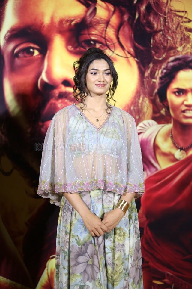 Actress Reeshma Nanaiah at KD The Devil Teaser Launch Event Pictures 14