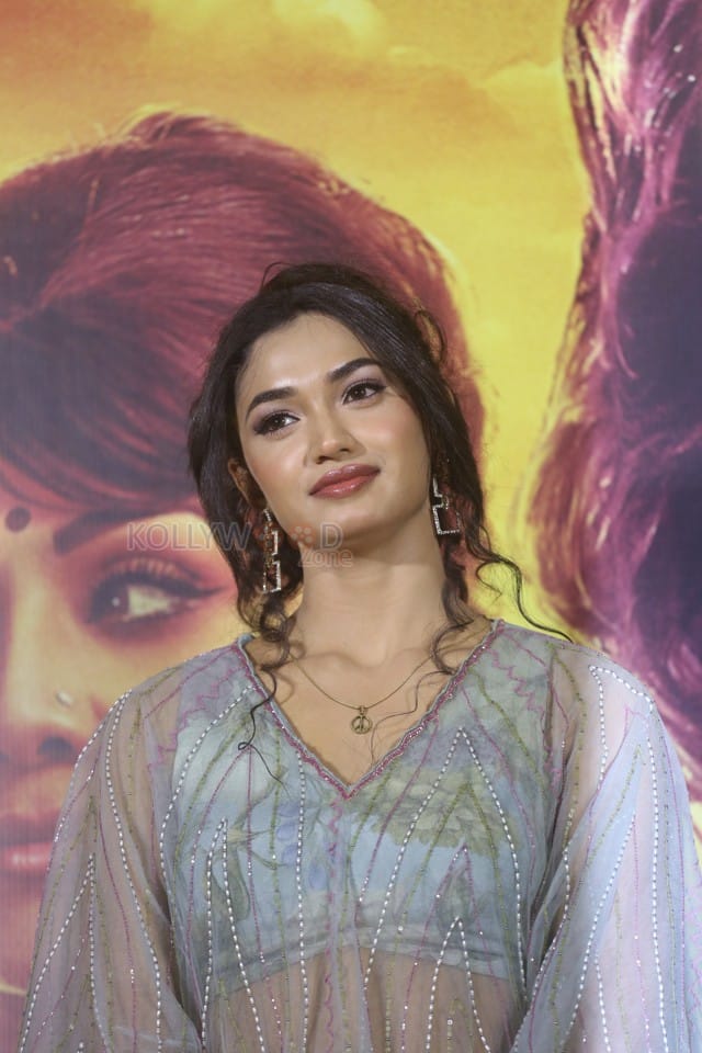 Actress Reeshma Nanaiah at KD The Devil Teaser Launch Event Pictures 20