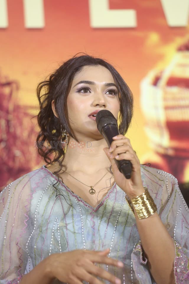 Actress Reeshma Nanaiah at KD The Devil Teaser Launch Event Pictures 26