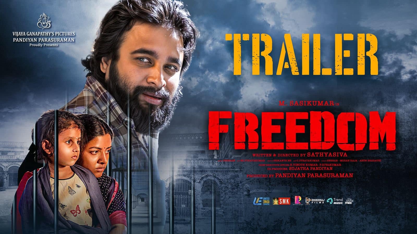 Sasikumar’s Freedom Trailer: Police Brutality In The Name Of Investigation!