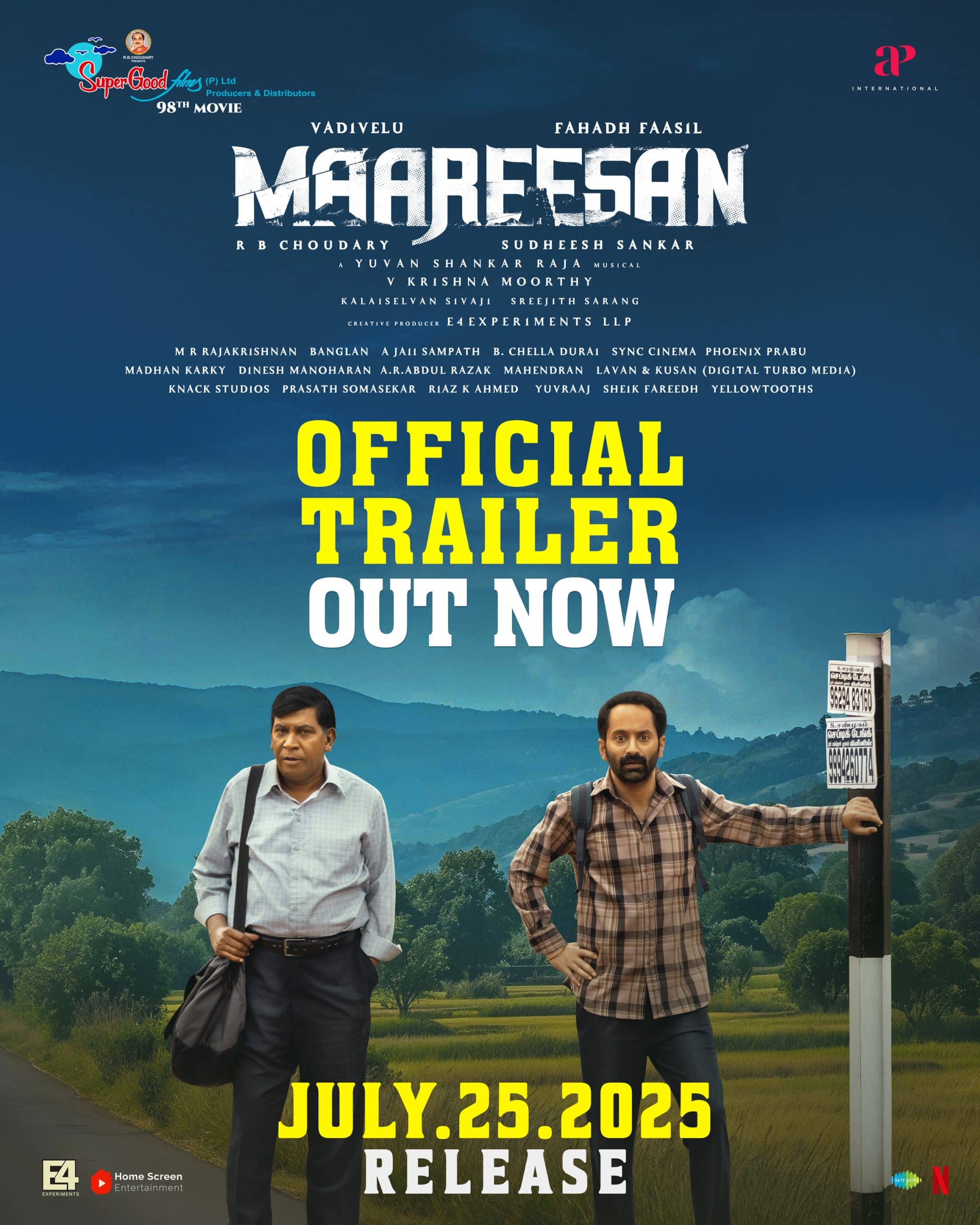 Vadivelu And Fahadh Faasil’s Maareesan Trailer: A Tense Road Journey Of Two Interesting Characters!
