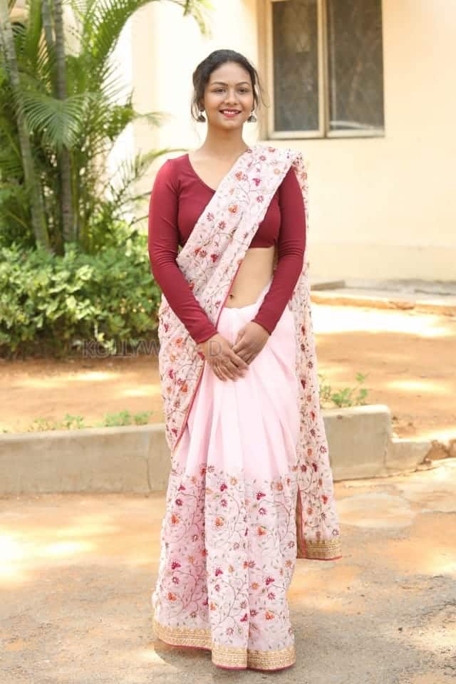 Actress Aditi Myakal At Eakam Teaser Launch Photos 14