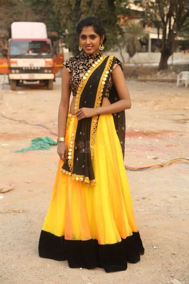 Actress Charishma Shreekar At Ala Nenu Ila Nuvvu Opening Event Photos 02