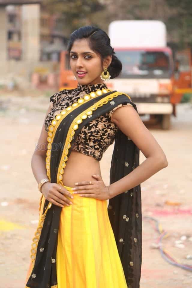 Actress Charishma Shreekar At Ala Nenu Ila Nuvvu Opening Event Photos 16