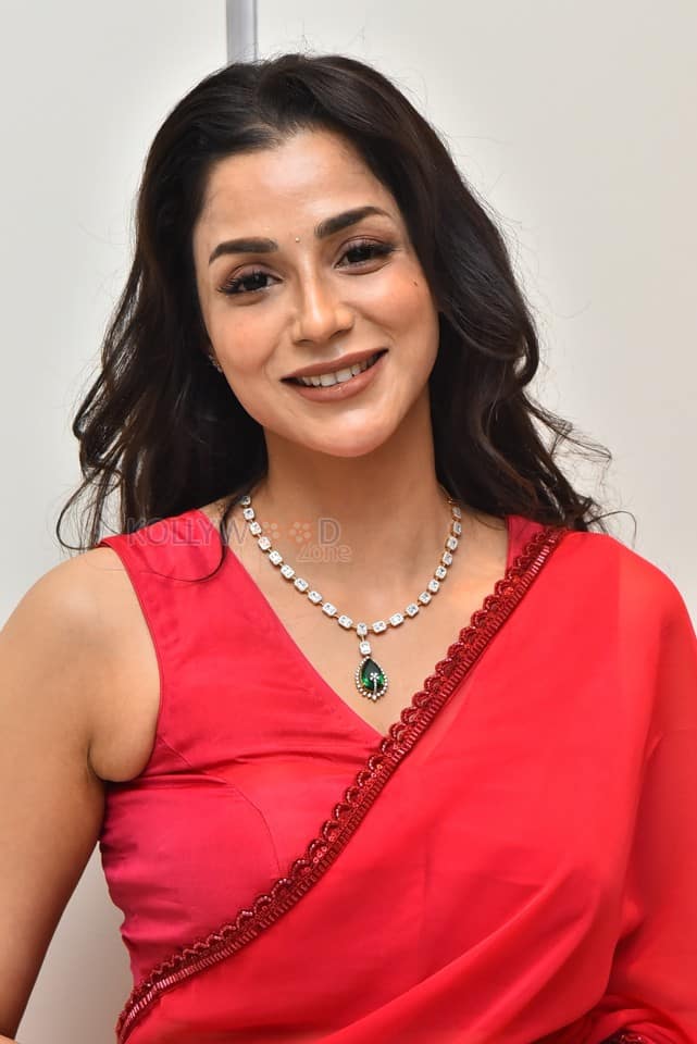 Actress Charitha Varma at Mayasabha Trailer Launch Photos 08