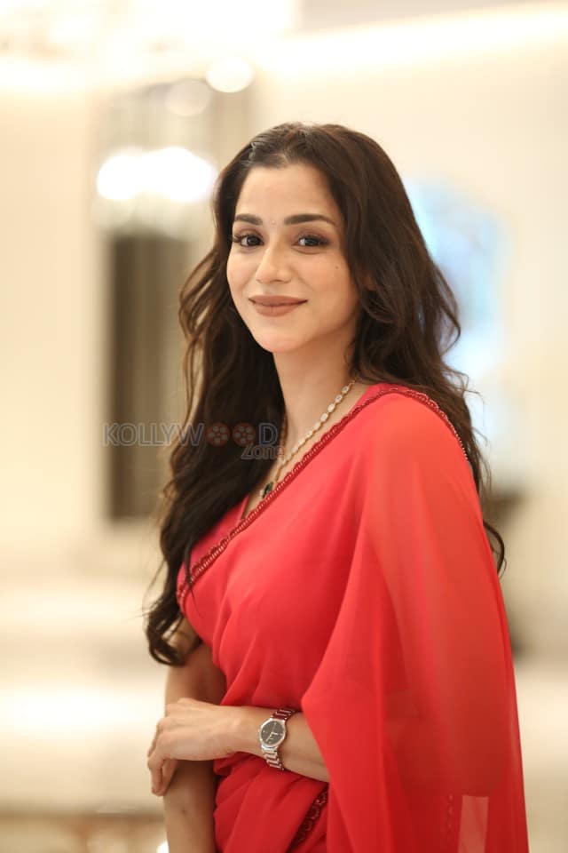 Actress Charitha Varma at Mayasabha Trailer Launch Photos 28