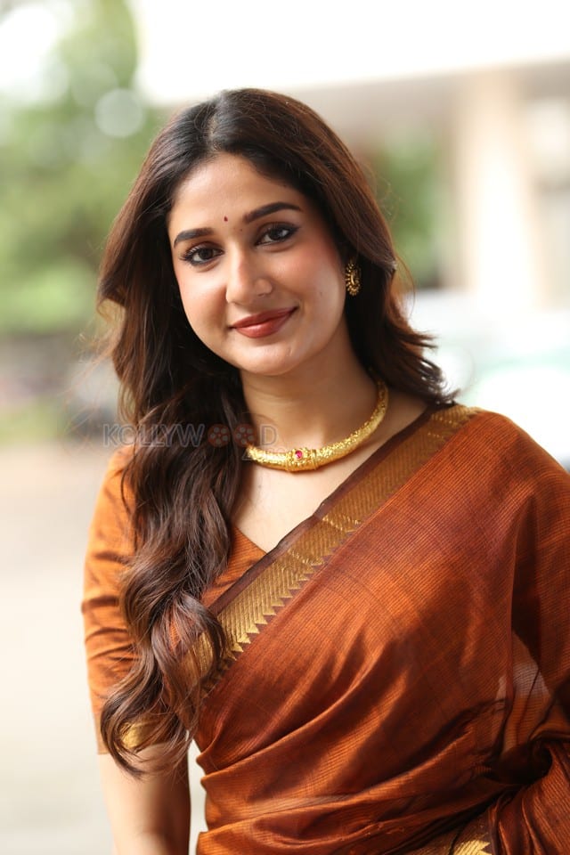 Actress Rabiya Khatoon at Meghalu Cheppina Prema Katha Trailer Launch Pictures 11