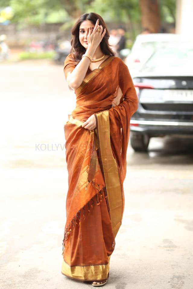 Actress Rabiya Khatoon at Meghalu Cheppina Prema Katha Trailer Launch Pictures 38