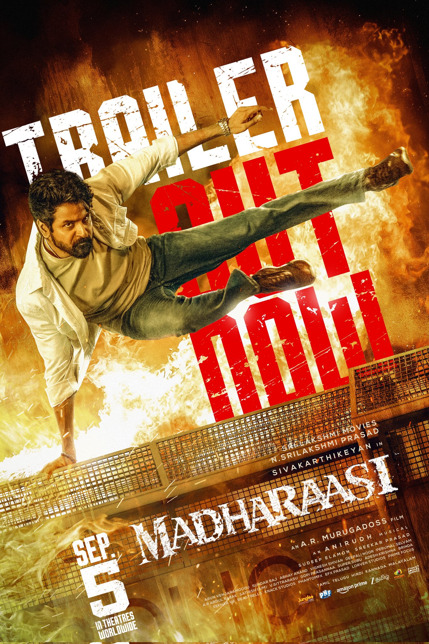 Madharaasi Trailer Poster