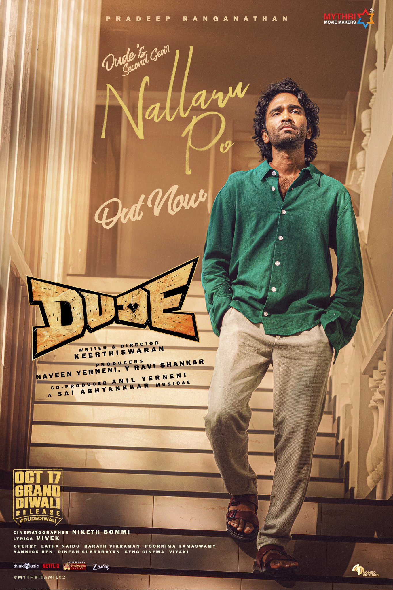 ‘Nallaru Po’ From Pradeep Ranganathan’s Dude Is Here!