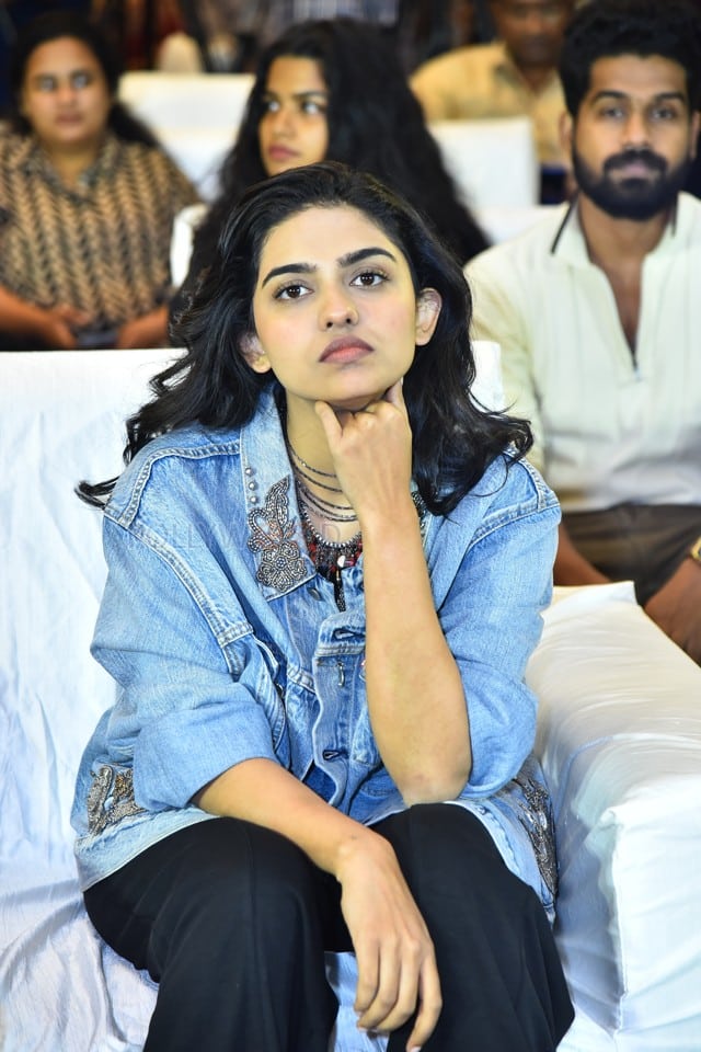 Heroine Mamitha Baiju at Dude Movie Pre Release Event Photos 01