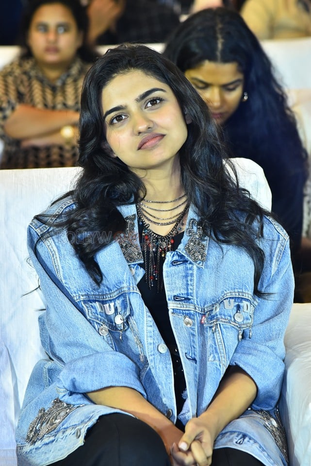 Heroine Mamitha Baiju at Dude Movie Pre Release Event Photos 03