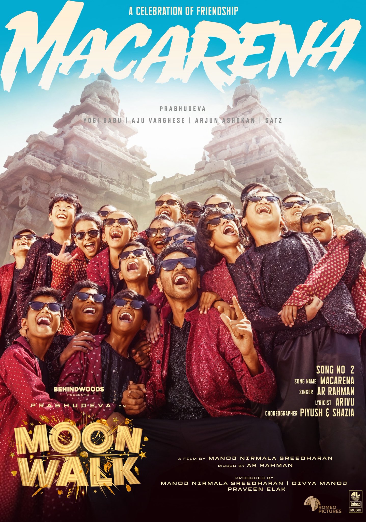 A R Rahman Croons For An Entire Album In Prabhudeva’s Moonwalk! 3 Moonwalk Macarena Poster