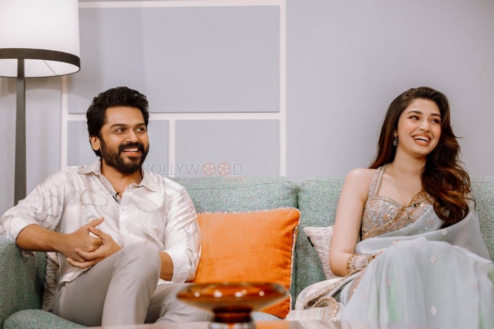 Vaa Vaathiyaar Movie Karthi Krithi Shetty Photos 03