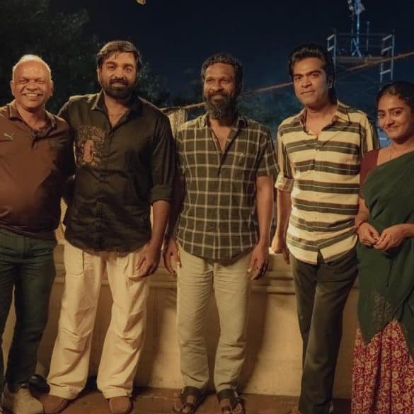 Vijay Sethupathi Visits Vetrimaaran and Silambarasan’s Arasan Shooting Spot!