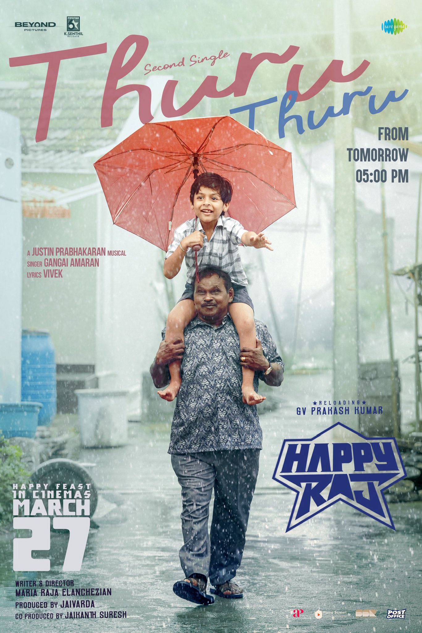 ‘Thuru Thuru’ From G V Prakash Kumar’s Happy Raj Captures The Father-Son Dynamics!