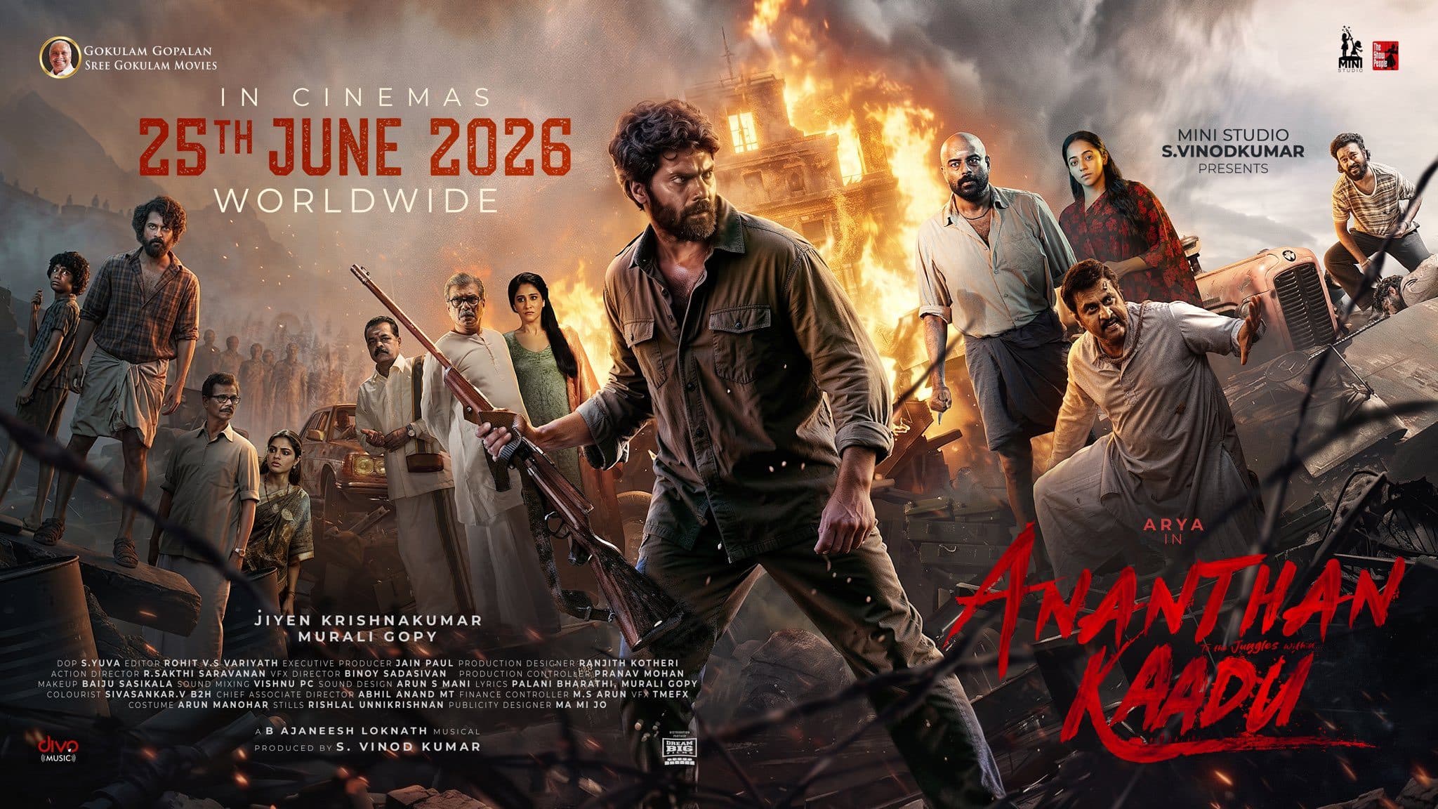 Arya’s Ananthan Kaadu To Release On This Date! 1 Ananthan Kaadu Poster