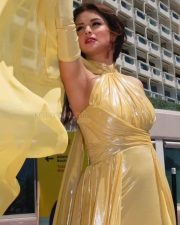Love in Vietnam Actress Avneet Kaur in a Yellow Slit Gown Photos 01 Love in Vietnam Actress Avneet Kaur in a Yellow Slit Gown Photos 01
