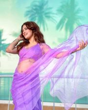 Sexy Actress Avneet Kaur in a Transparent Purple Saree with a Halter Neck Blouse Pictures 09 Sexy Actress Avneet Kaur in a Transparent Purple Saree with a Halter Neck Blouse Pictures 09