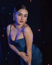 Sexy Avneet Kaur in a Blue Satin Bodycon Mini Dress Photos 03 Sexy Avneet Kaur in a Blue Satin Bodycon Mini Dress Photos 03