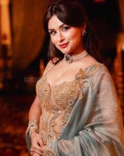 Sexy Avneet Kaur in a Nude Lehenga with a Corset Style Blouse with a Matching Skirt Photos 02 Sexy Avneet Kaur in a Nude Lehenga with a Corset Style Blouse with a Matching Skirt Photos 02