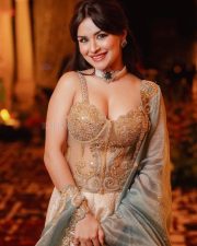Sexy Avneet Kaur in a Nude Lehenga with a Corset Style Blouse with a Matching Skirt Photos 04 Sexy Avneet Kaur in a Nude Lehenga with a Corset Style Blouse with a Matching Skirt Photos 04