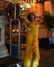 Sexy Avneet Kaur in a Yellow Ruffle Bodycon Dress at Transformers One London Premiere Photos 02 Sexy Avneet Kaur in a Yellow Ruffle Bodycon Dress at Transformers One London Premiere Photos 02
