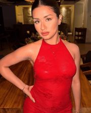 Stunning Actress and Model Avneet Kaur in a Red Bodycon Dress Pictures 01 Stunning Actress and Model Avneet Kaur in a Red Bodycon Dress Pictures 01