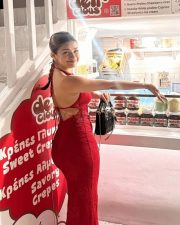 Stunning Actress and Model Avneet Kaur in a Red Bodycon Dress Pictures 07 Stunning Actress and Model Avneet Kaur in a Red Bodycon Dress Pictures 07