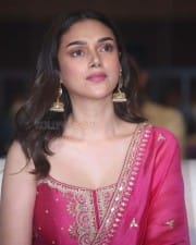 Actress Aditi Rao Hydari at Maha Samudram Movie Pre Release Event Pictures 07