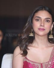 Actress Aditi Rao Hydari at Maha Samudram Movie Pre Release Event Pictures 10