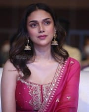 Actress Aditi Rao Hydari at Maha Samudram Movie Pre Release Event Pictures 12