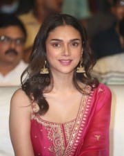 Actress Aditi Rao Hydari at Maha Samudram Movie Pre Release Event Pictures 15