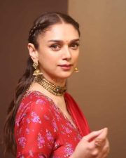 Actress Aditi Rao Hydari at ZEE5 Taj Divided By Blood Event Interview Photos 23