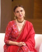 Actress Aditi Rao Hydari at ZEE5 Taj Divided By Blood Event Interview Photos 25