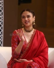 Actress Aditi Rao Hydari at ZEE5 Taj Divided By Blood Event Interview Photos 27