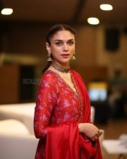 Actress Aditi Rao Hydari at ZEE5 Taj Divided By Blood Event Interview Photos 34