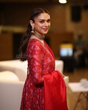 Actress Aditi Rao Hydari at ZEE5 Taj Divided By Blood Event Interview Photos 35